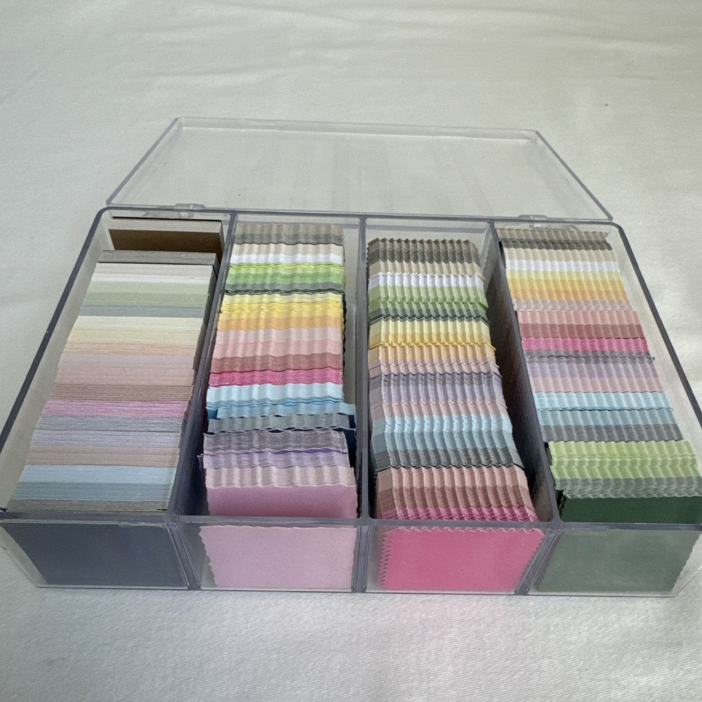 Boxed pre-cut Cardstock Squares crafting scrapbook arts